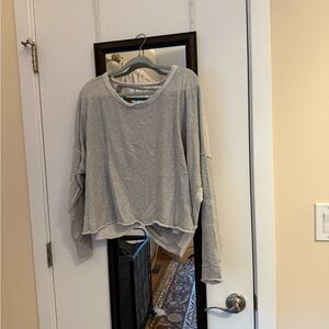 Aerie Gray Long Sleeve Tee